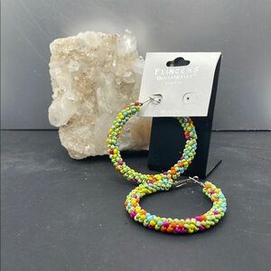 12.8.24_17_Princess Colorful Beaded Hoop Earrings